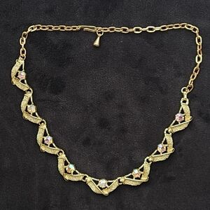 Vintage AB stone Necklace